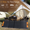 36V 200W 4-кратная складная солнечная панель с ручным съемом для портативной электростанции