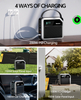 Портативная электростанция 72000 мАч, блок питания 270 Вт, 2 порта USB-C PD по 100 Вт, вход-выход, 5 портов, резервная батарея 253 Вт